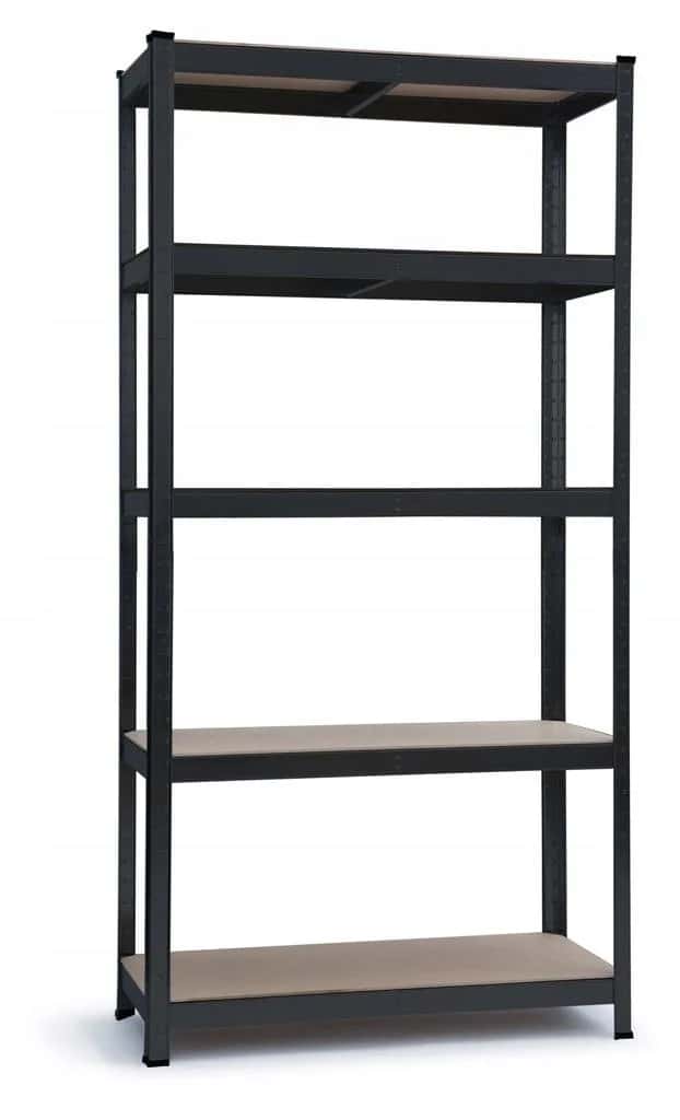 HD5000/150 Regał metal 180x90x40 czar DW – miniatura 1