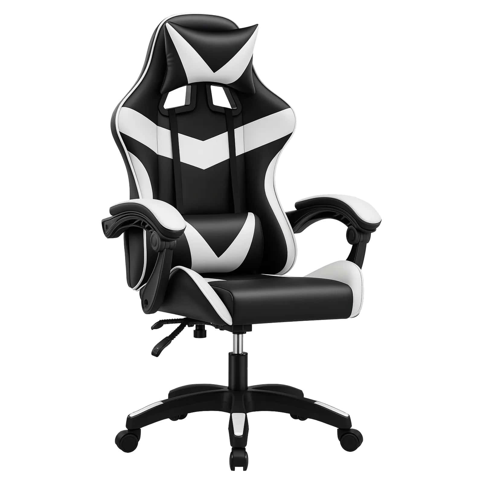 KG109 Fotel gaming SPORT BIAŁY – miniatura 1
