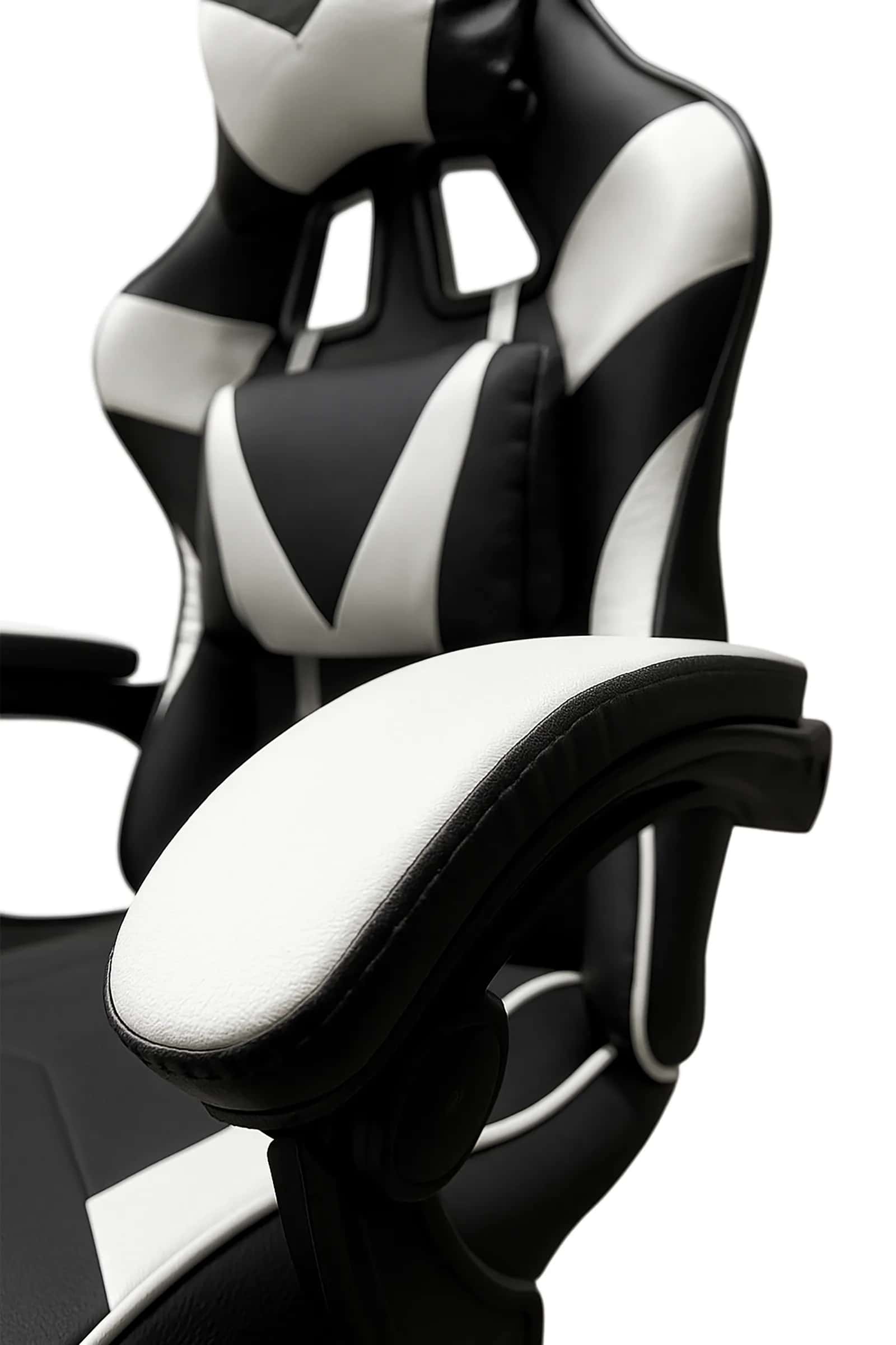 KG109 Fotel gaming SPORT BIAŁY – miniatura 6
