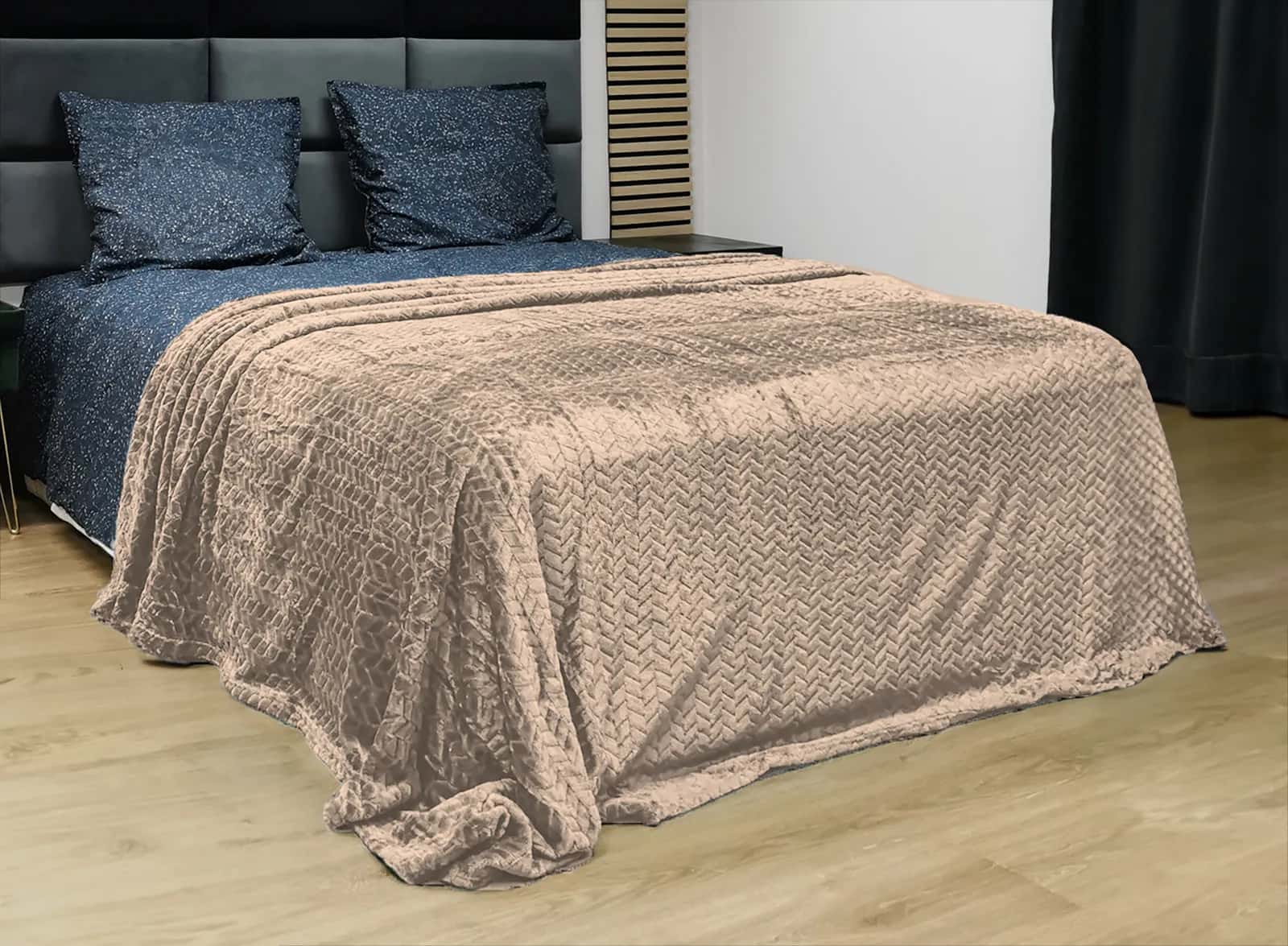 Koc FUERO 160x200 J. BEŻ – miniatura 5
