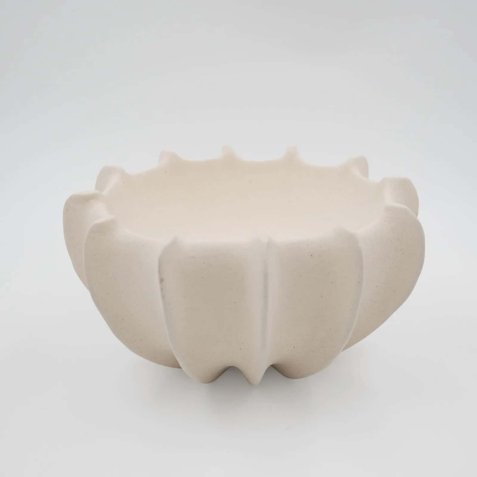 Patera ceramiczna ozdobna 1 biała 26,5x14cm – miniatura 2