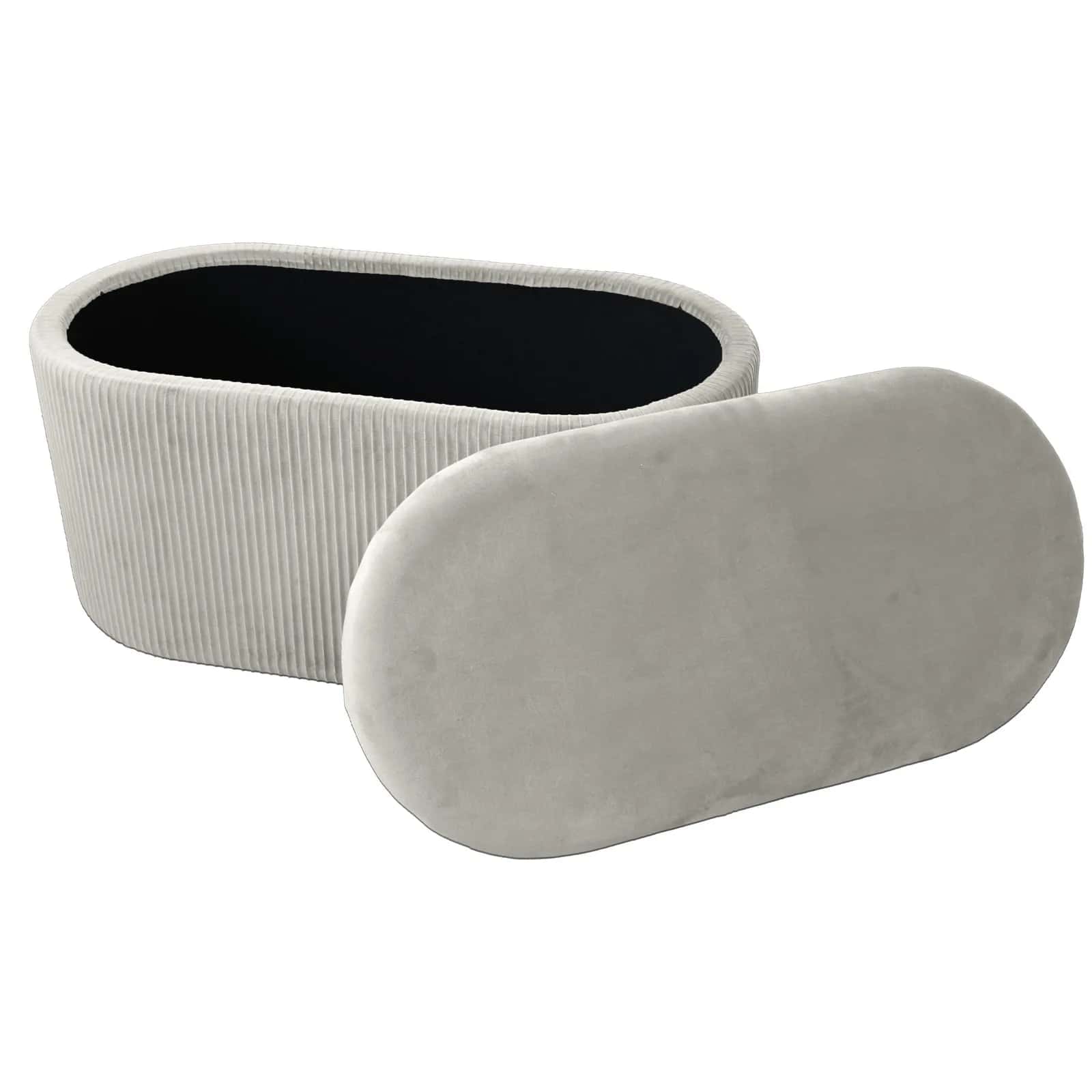 Pufa duo welur AMBROSE 80×40×40cm beż – miniatura 9