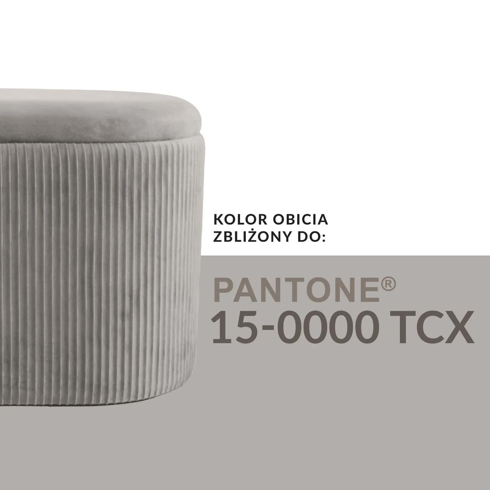 Pufa duo welur AMBROSE 80×40×40cm taupe – miniatura 6