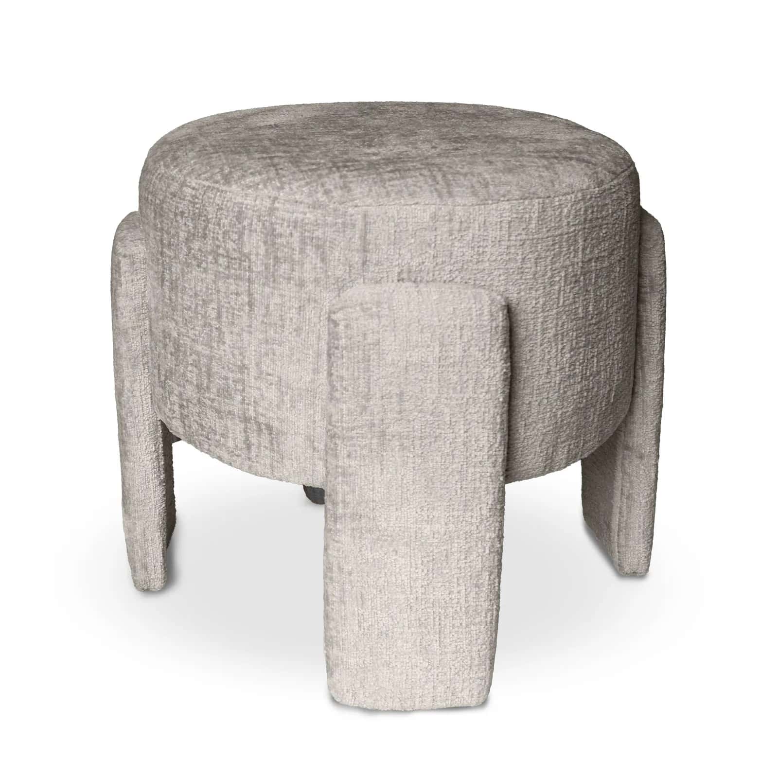 Pufa szenil WALLACE 42×42×40cm beż – miniatura 1