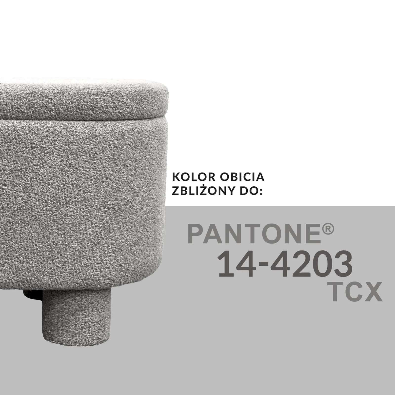 Pufa teddy duo HARRY 70×42×41cm szary – miniatura 9