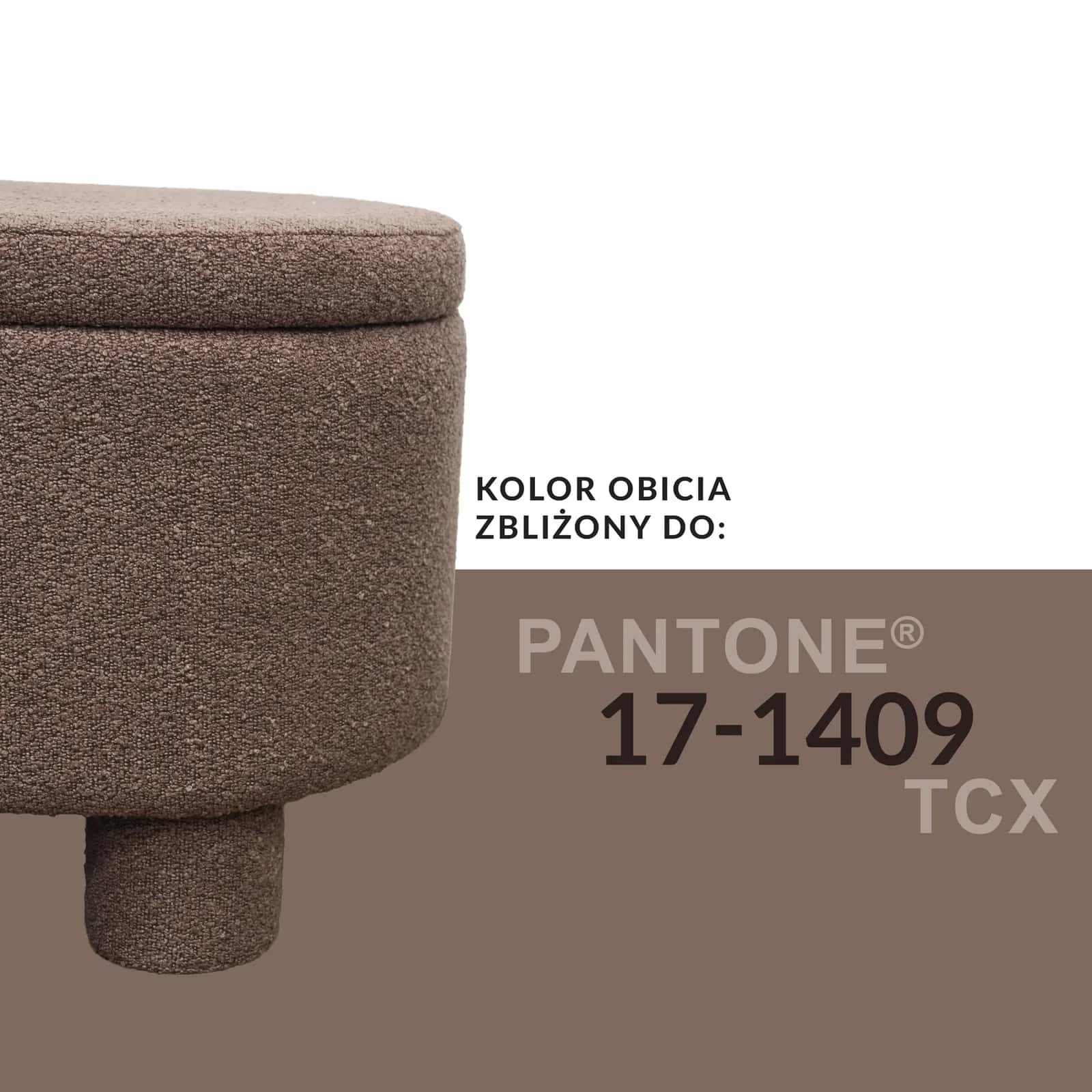 Pufa teddy duo HARRY 70×42×41cm terakota – miniatura 6