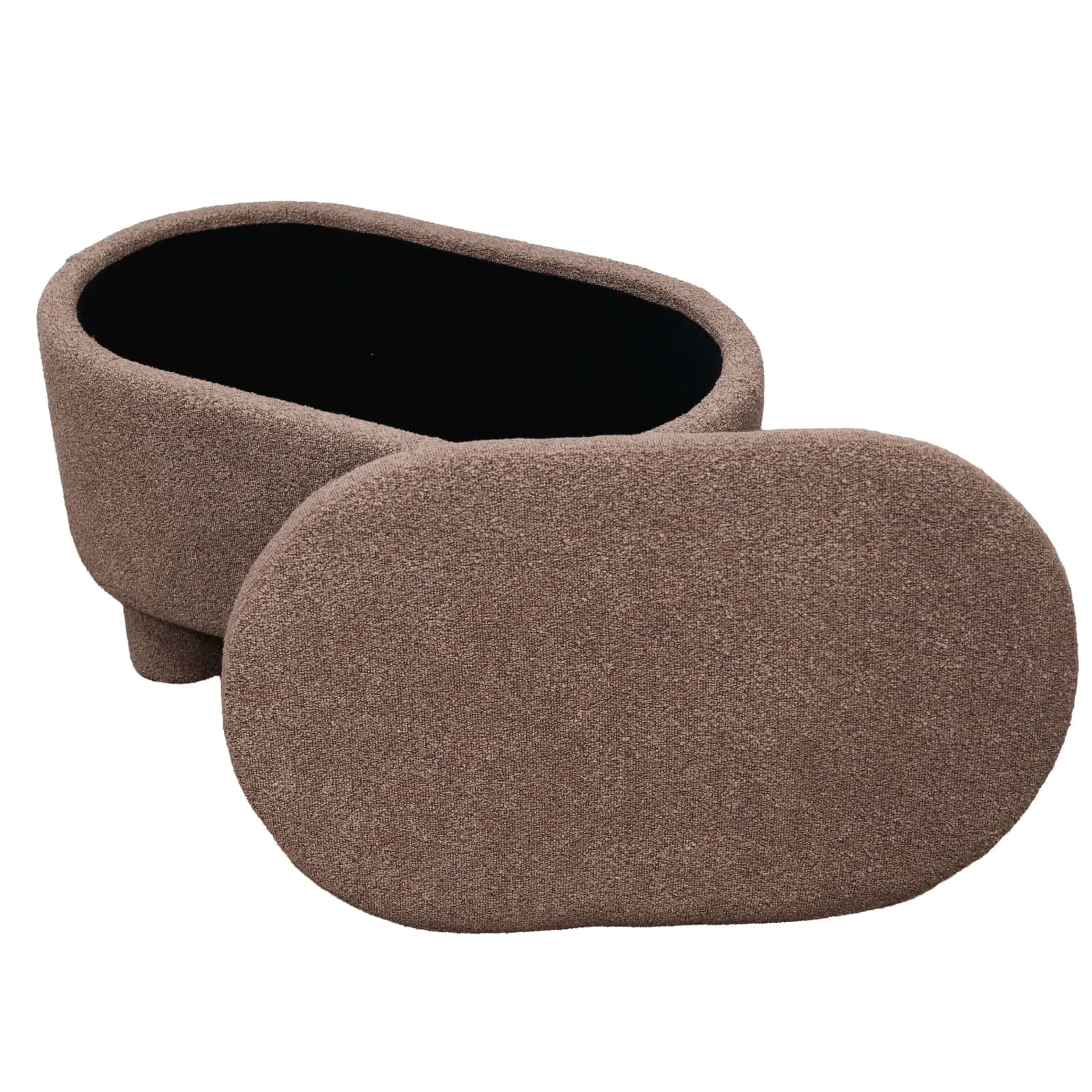 Pufa teddy duo HARRY 70×42×41cm terakota – miniatura 9