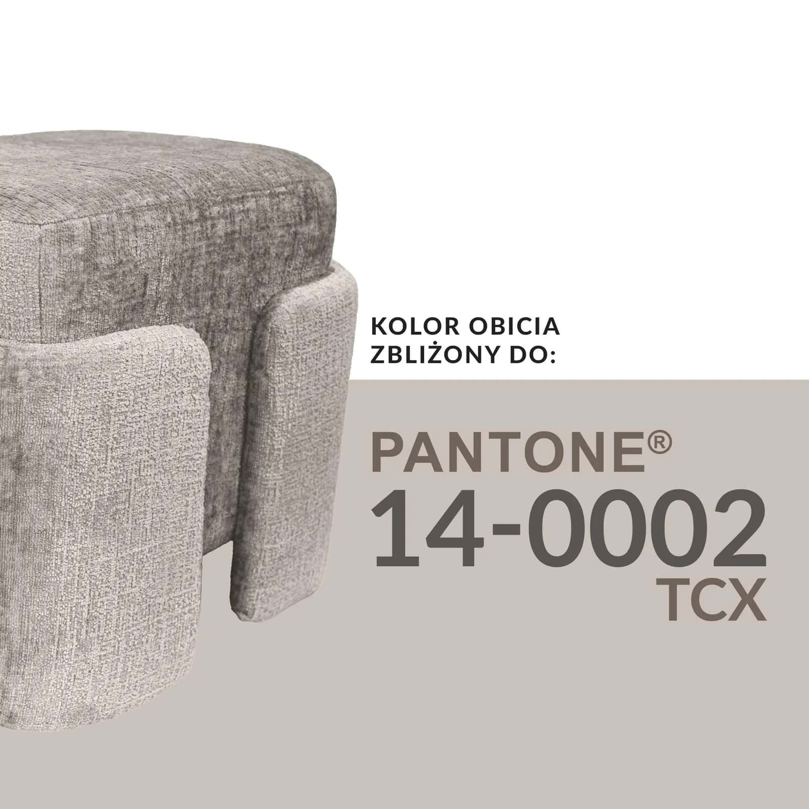 Pufa szenil PASCAL 42×37,5×40cm beż – miniatura 2
