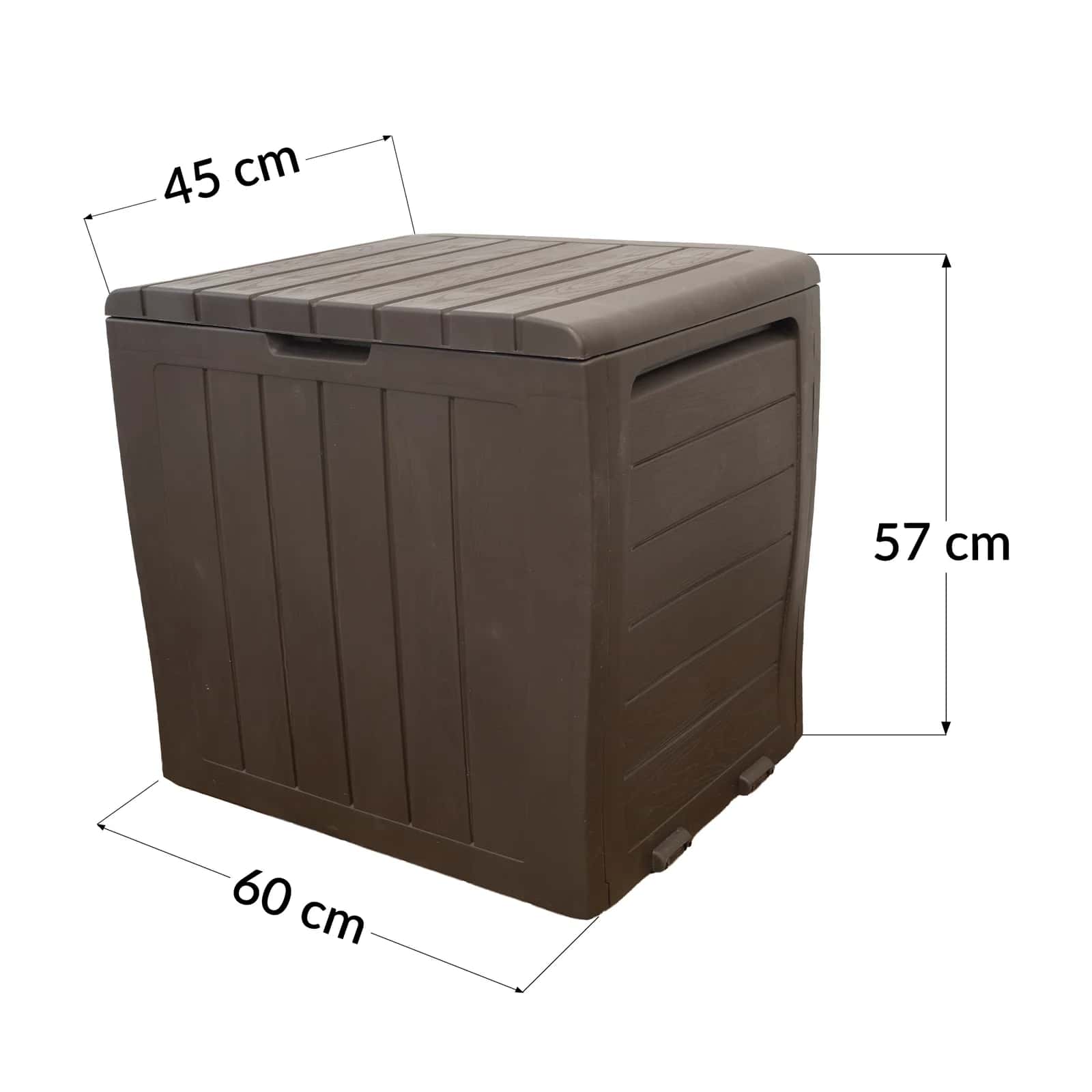Skrzynia ogrodowa BRYCE 154L mokka – miniatura 5