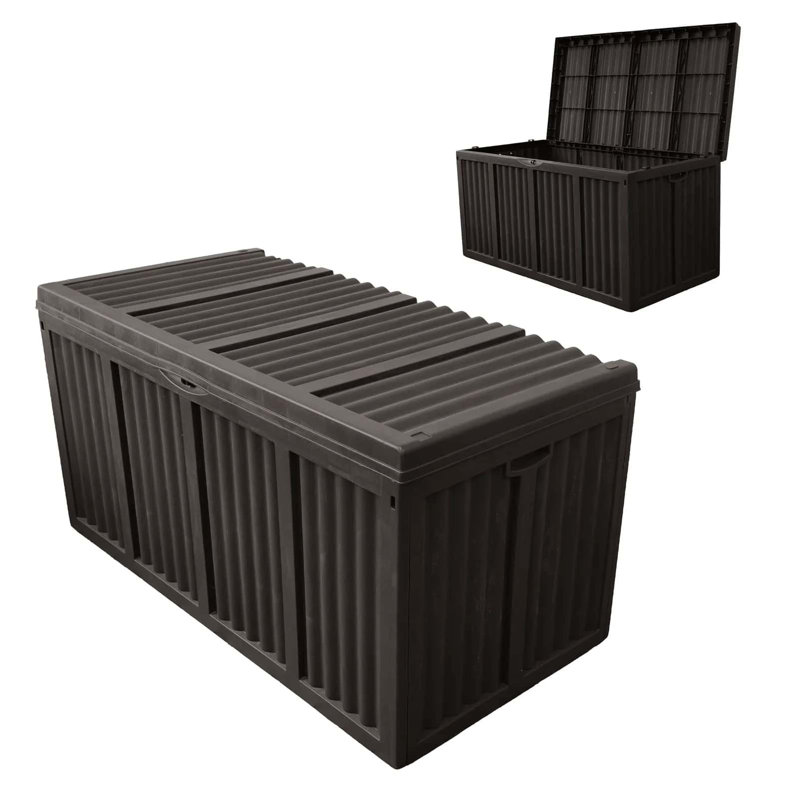 Skrzynia ogrodowa BRYCE 432L mokka – miniatura 1