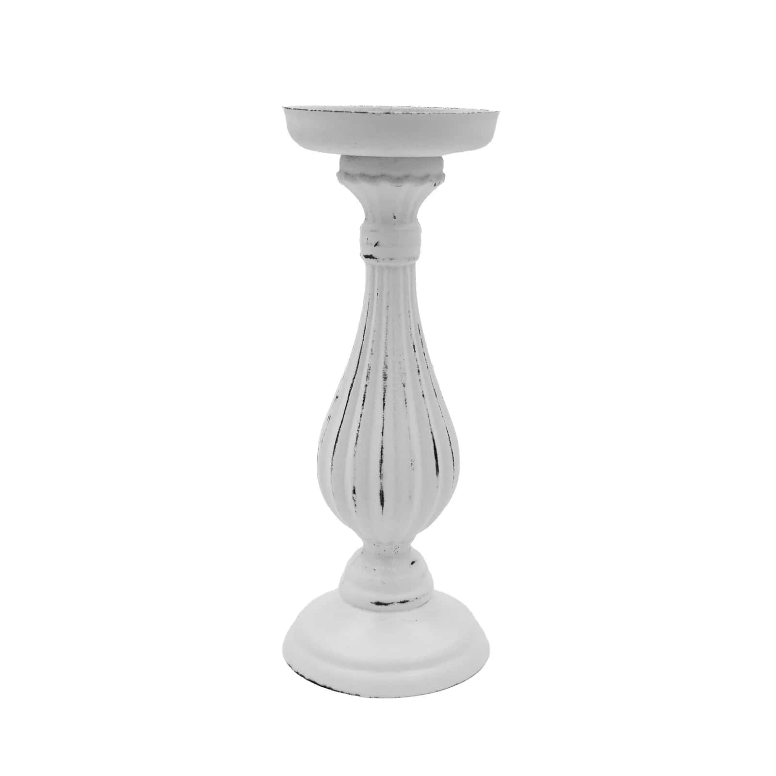 Świecznik ozdobny MDF Rustical biały – miniatura 8