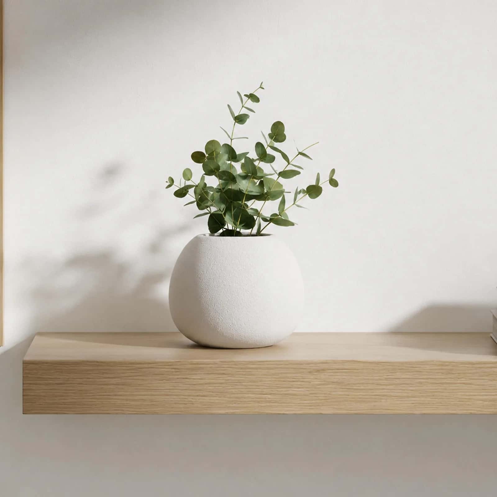 Wazon ceramiczny Tekstura 1 biały 16,5x13,5cm – miniatura 5