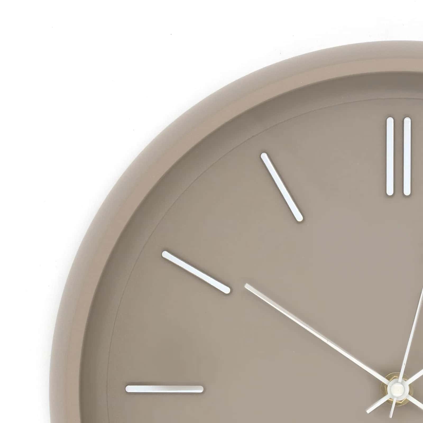Zegar ścienny ozdobny taupe FI30cm – miniatura 3