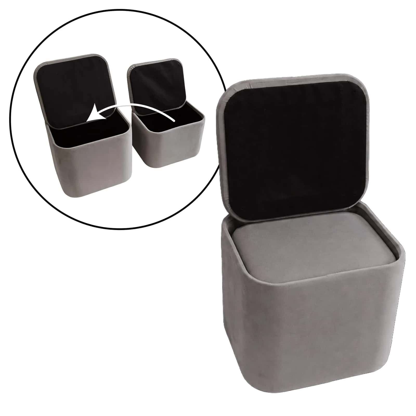 Zestaw puf w kolorze ROMEO 2 – miniatura 2