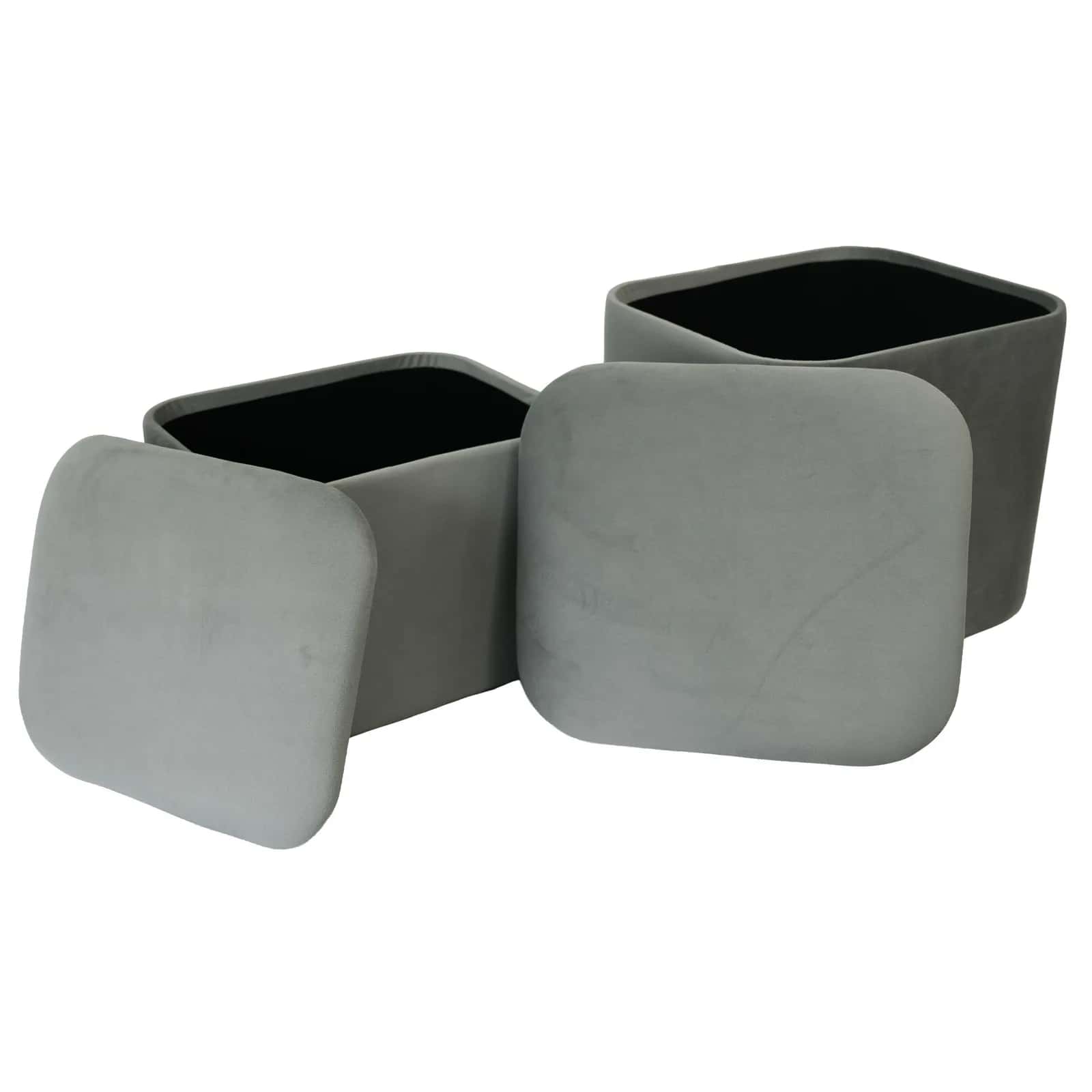 Zestaw puf w kolorze JANET 2 – miniatura 4