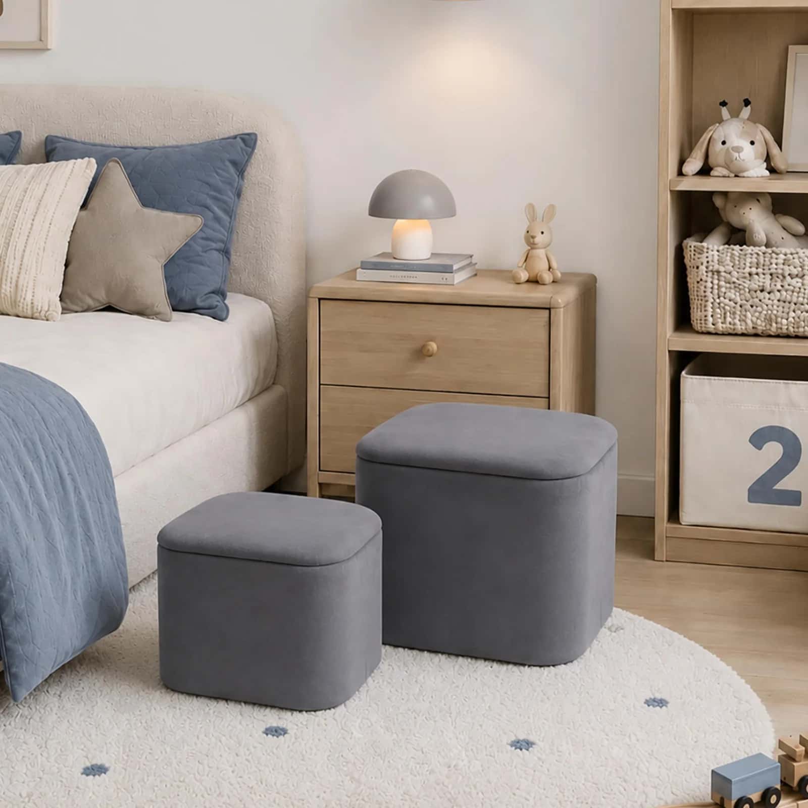 Zestaw puf w kolorze ZIGGY 2 – miniatura 5