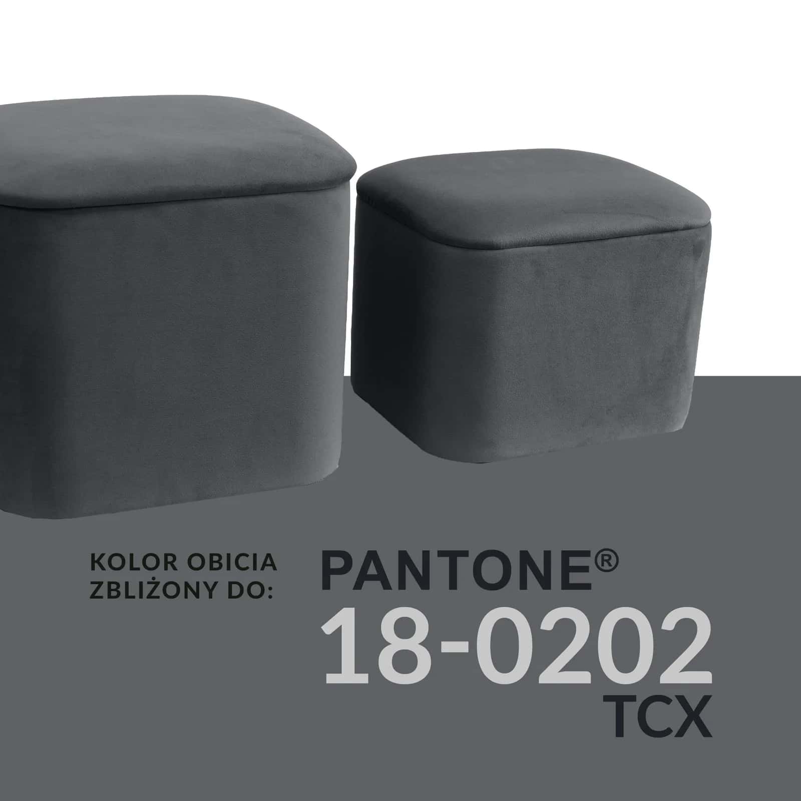 Zestaw puf w kolorze ZIGGY 2 – miniatura 8