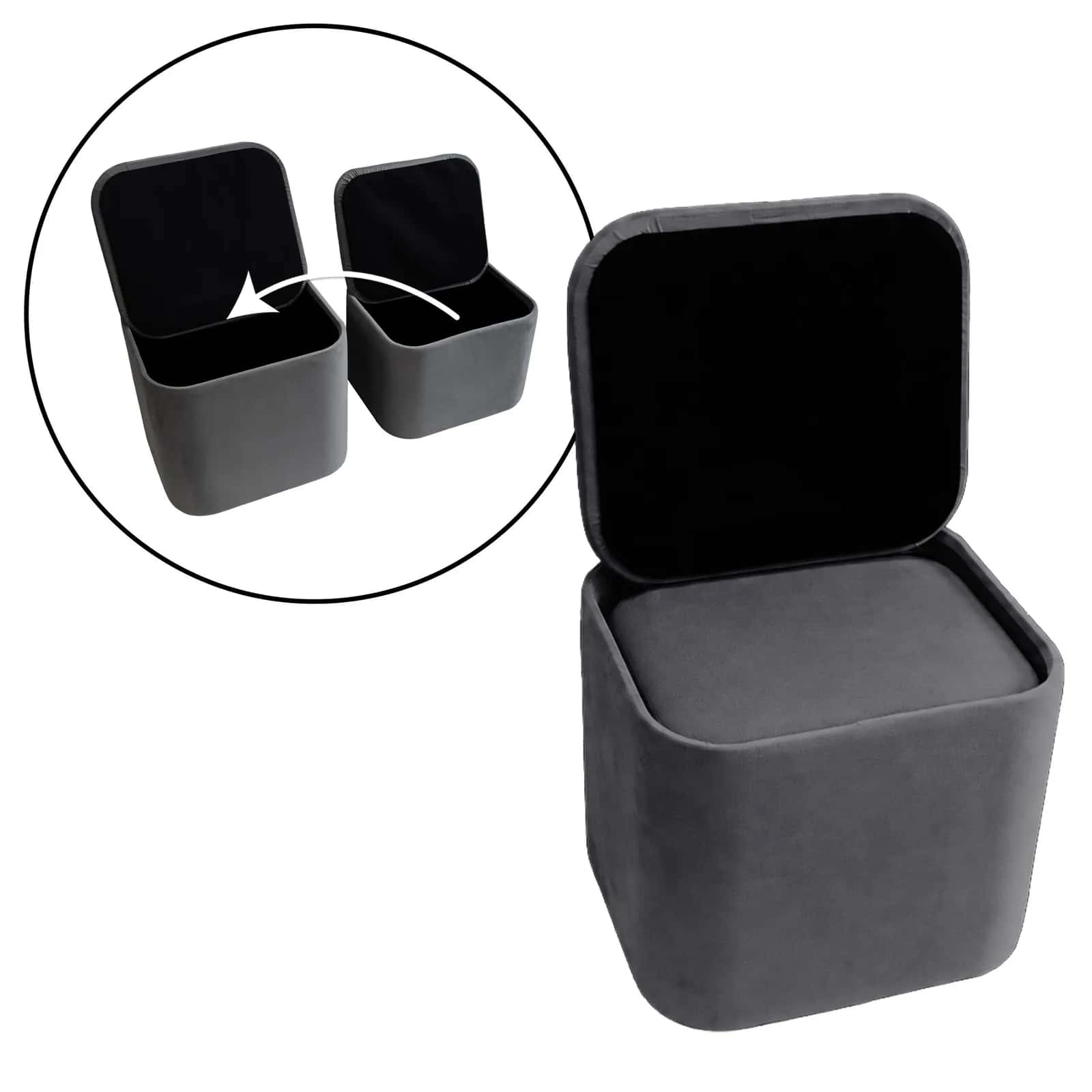 Zestaw puf w kolorze ZIGGY 2 – miniatura 4
