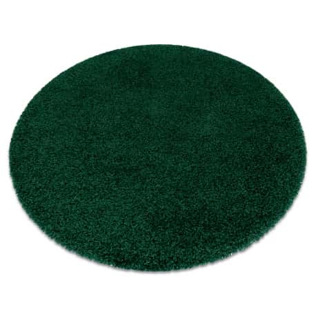Dywan SOFFI koło shaggy 5cm butelkowa – miniatura 1