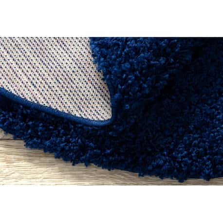 Dywan SOFFI koło shaggy 5cm granat – miniatura 4