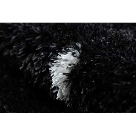 Dywan FLUFFY 2370 koło, shaggy kropki - antracyt / biały – miniatura 5