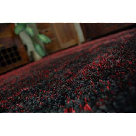 Dywan SHAGGY NARIN P901 black red – miniatura 4
