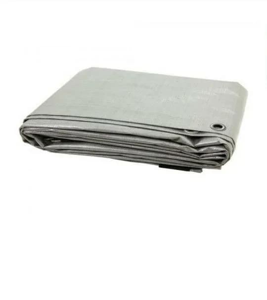 Plandeka 120g/m2 4X5 srebrna
