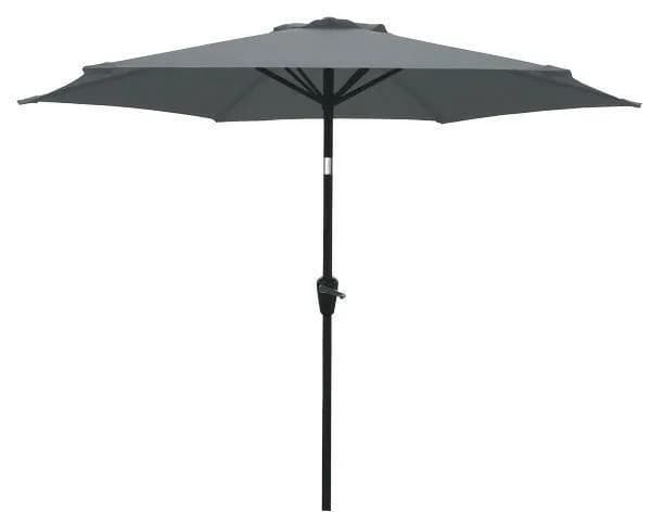 Parasol ORLANDO śr.3m c.szary + pokrowie