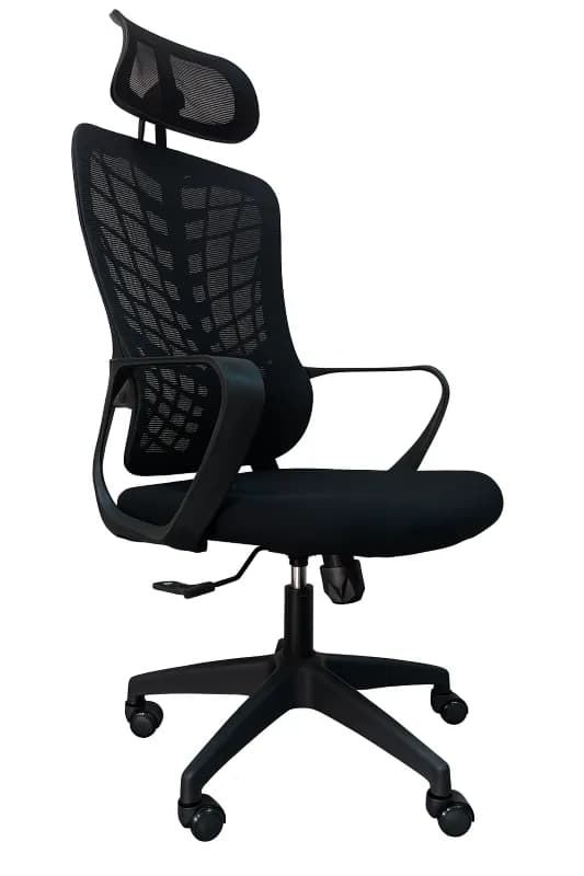 KB108 Krzesło biurowe CZARNY
