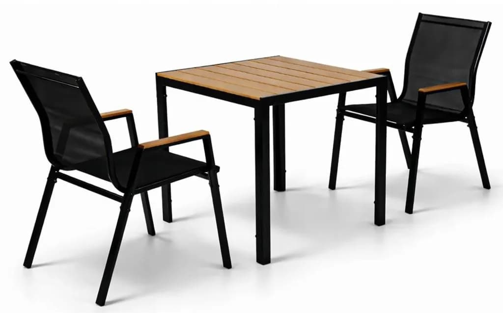 Zestaw POLINKA 2 os. czarny DW