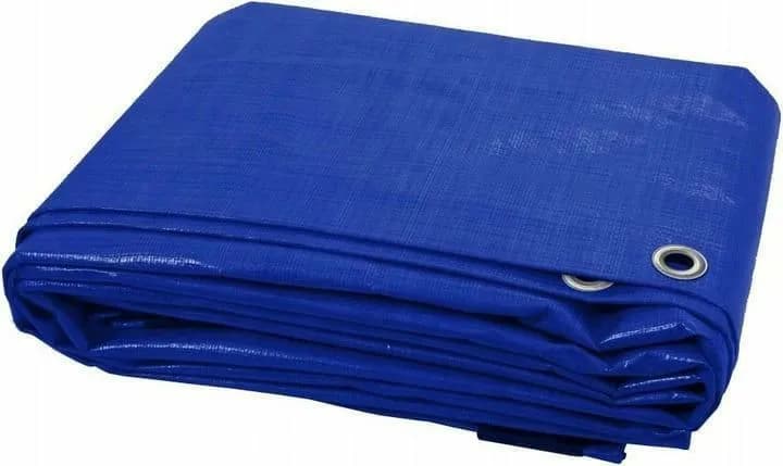 Plandeka 75g/m2 4x4 niebieska