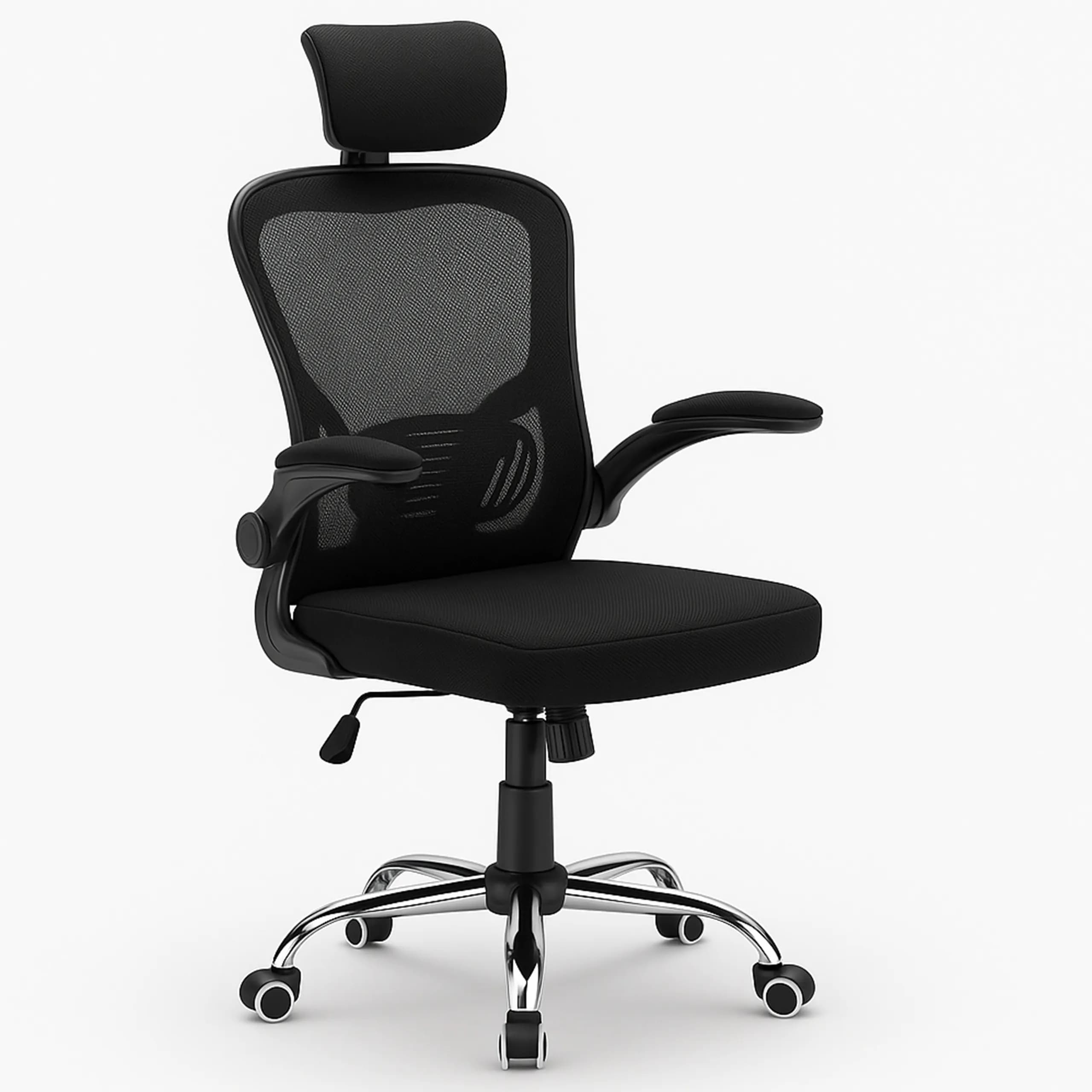 KB110 Krzesło biurowe CZARNY