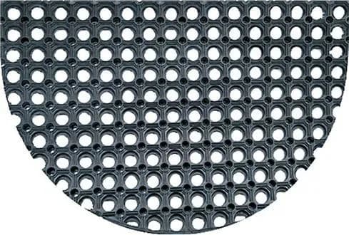 Wycieraczka pod drzwi zewnętrzna gumowa ażurowa PLASTER MIODU 045x075 20mm półok