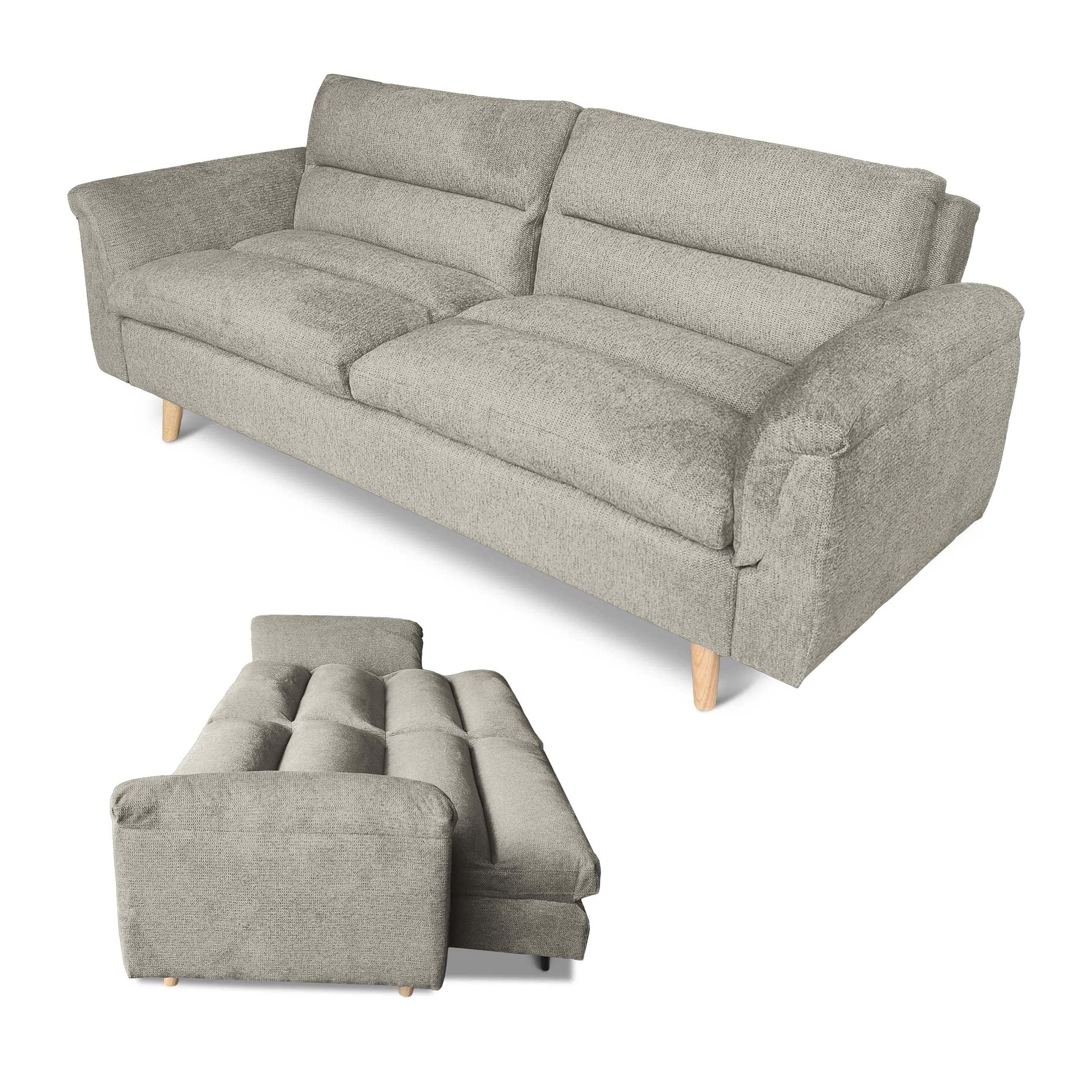 S107 SOFA JASMINE Szen. Brąz