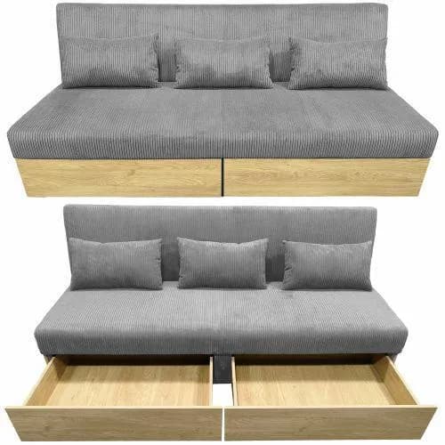 S108 SOFA DAISY Sztr. Szary
