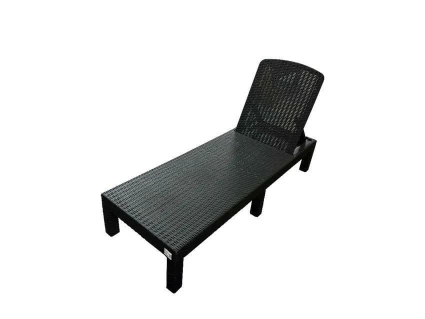 Leżak PCV walizka 187x60x29cm czarny KKK