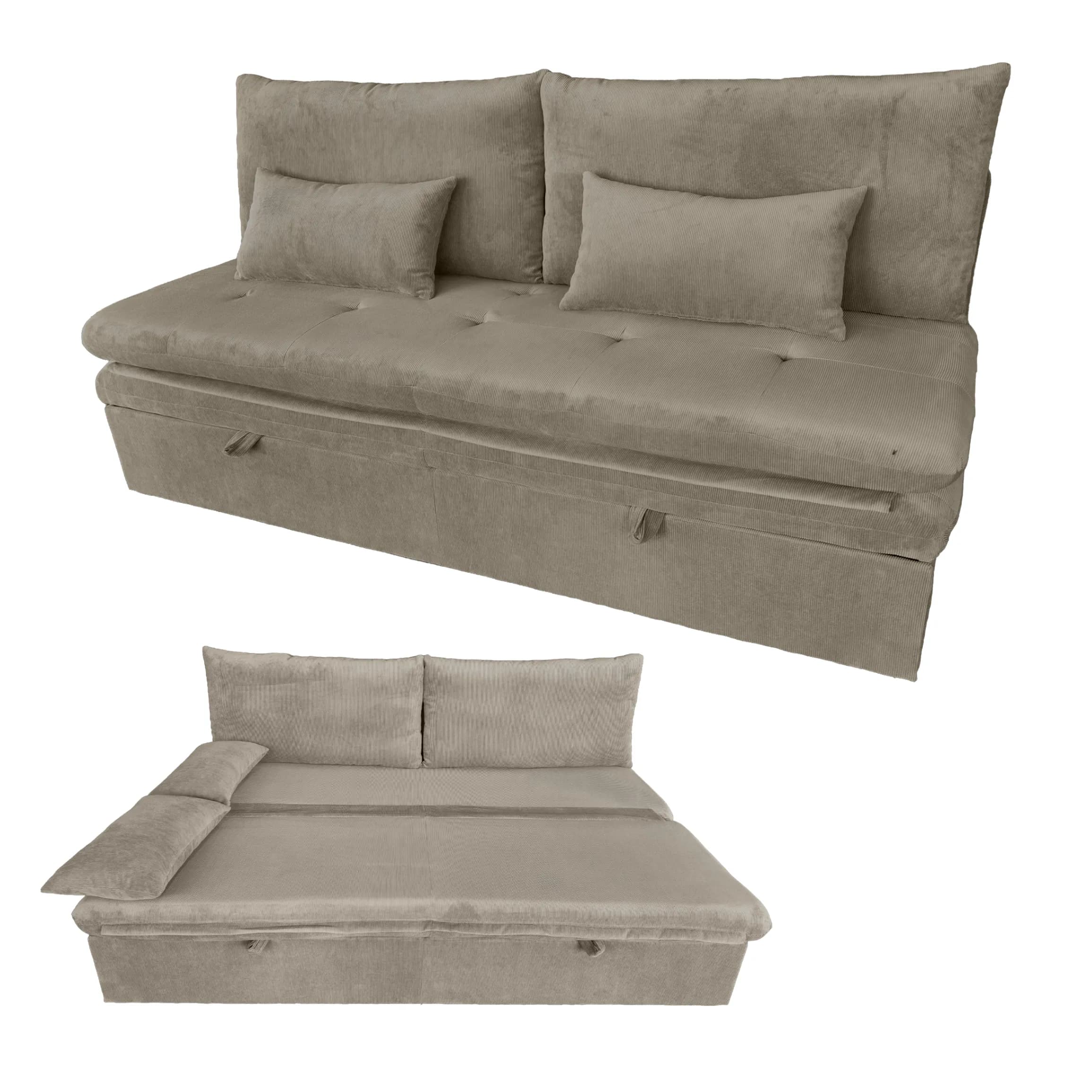 S109 SOFA ASTER Sztr. Taupe