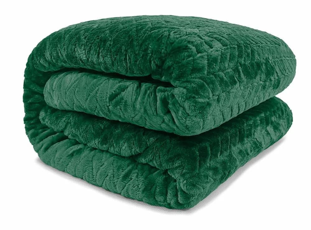 Koc ESTELLE 200×220 c. zielony