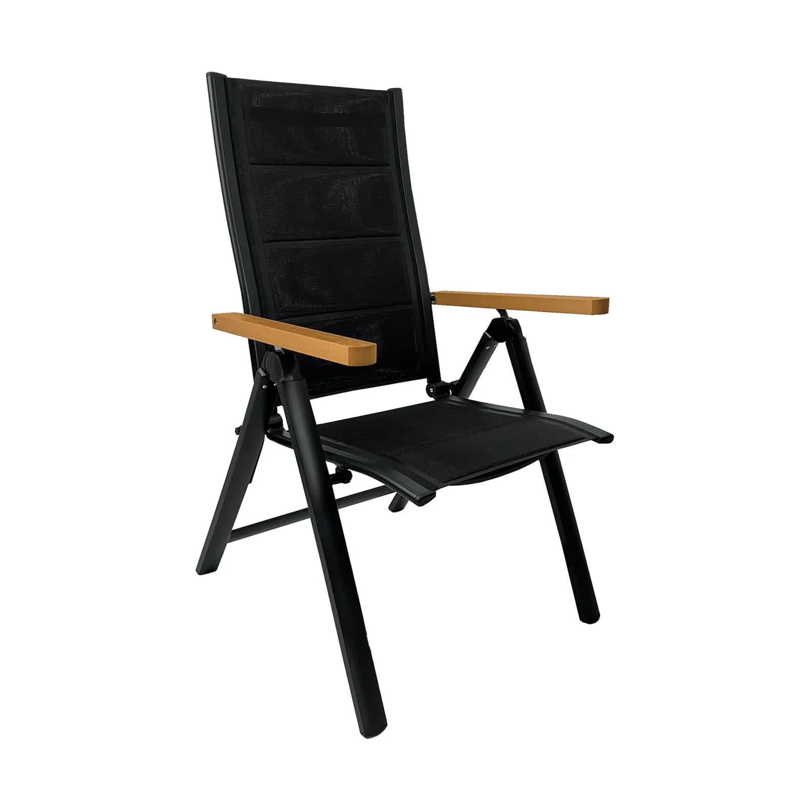 Krzesło SAMIRA 60,5/47×69×106 cm madera czarny