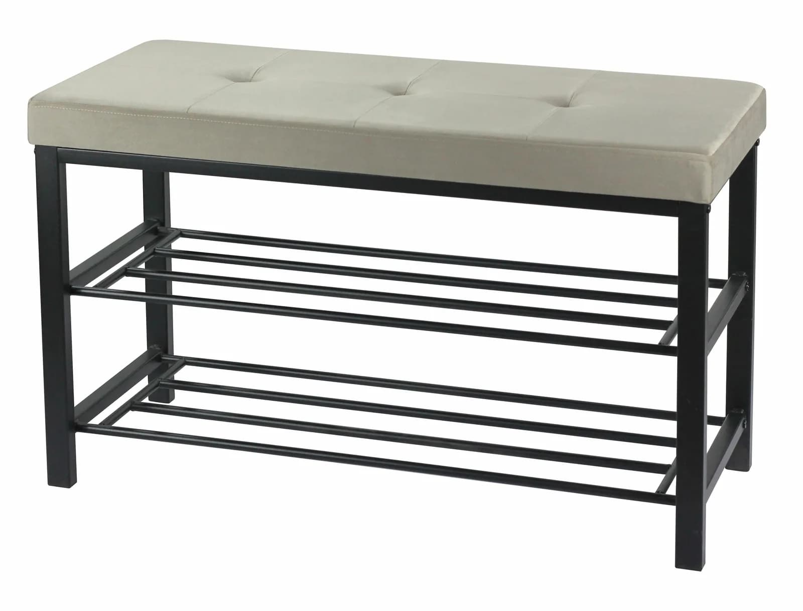 Siedzisko welur ALIDA 79×32×50cm taupe