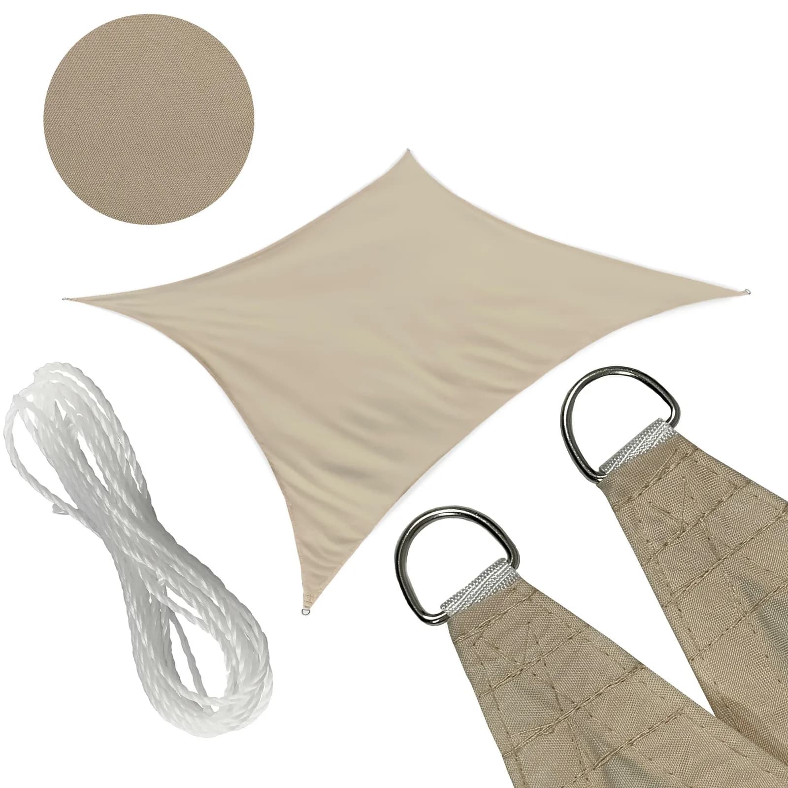 Żagiel przeciwsłoneczny DUNCAN 4×3m taupe
