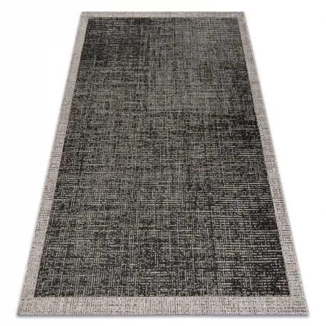 DYWAN SZNURKOWY SIZAL FLOORLUX 20401 Ramka czarny / srebrny – zdjęcie 1