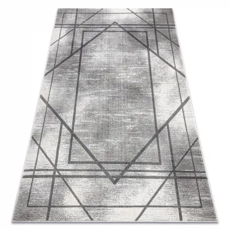 Dywan NOBLE nowoczesny 1520 45 Przecierany, geometryczny, linie - Strukturalny, dwa poziomy runa – zdjęcie 1