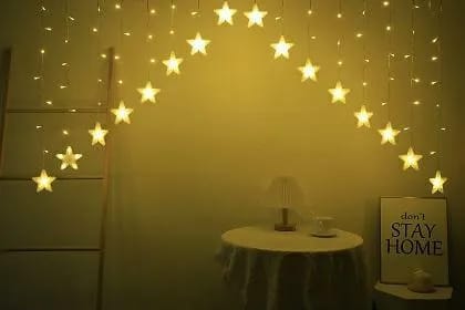 Kurtyna świetlna wz.04 136LED CIEPŁY – zdjęcie 1