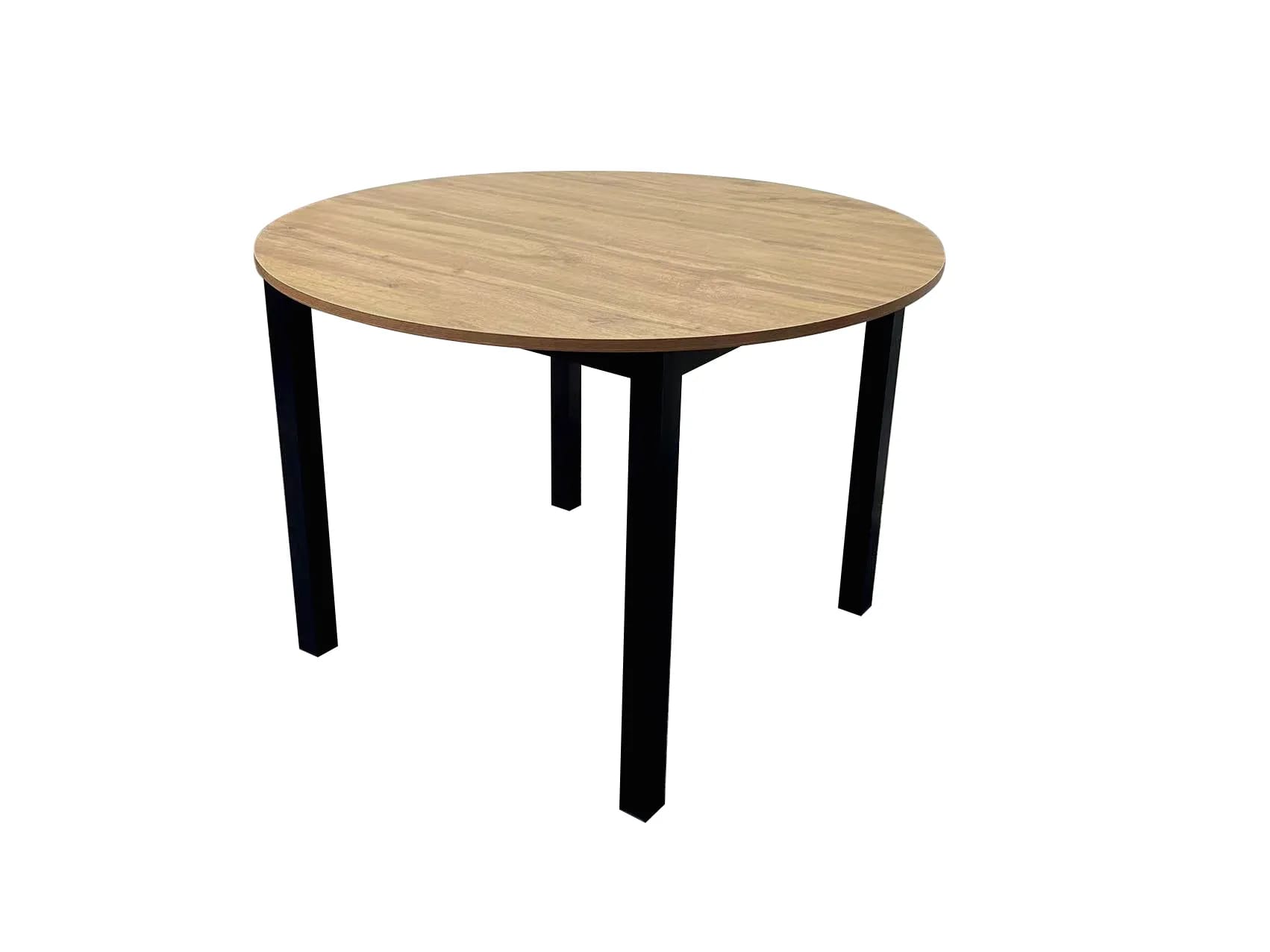 SJ211D Stół Wiktor fi 110x76cm Dąb – zdjęcie 1