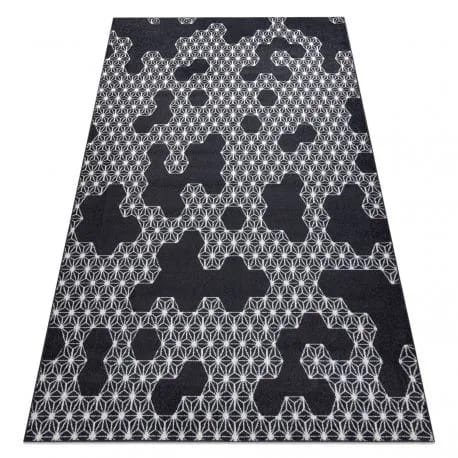 Dywan HEOS 78547 antracyt / krem HEKSAGON, PUZZLE – zdjęcie 1