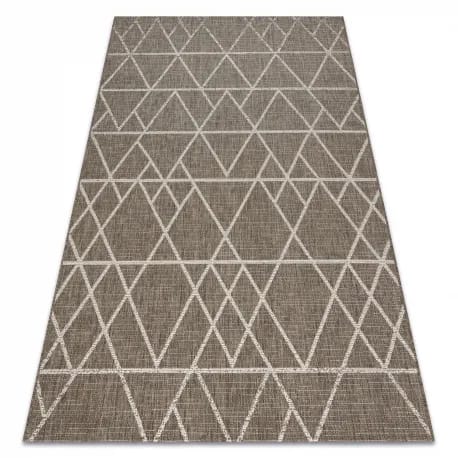 DYWAN SZNURKOWY SIZAL FLOORLUX 20508 taupe / champagne TRÓJKĄTY – zdjęcie 1