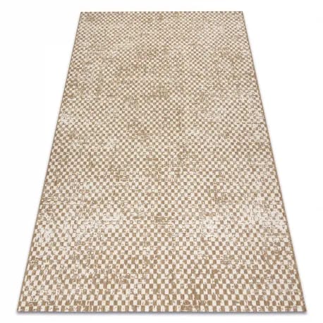 Dywan sizal FLAT 48955265 Geometryczny - beż naturalny kolor słomkowy, sznurkowy – zdjęcie 1