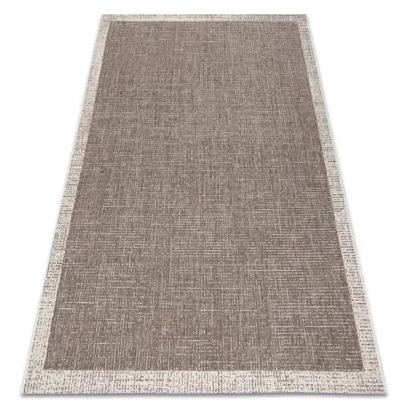 DYWAN SZNURKOWY SIZAL FLOORLUX 20401 Ramka taupe / szampański – zdjęcie 1
