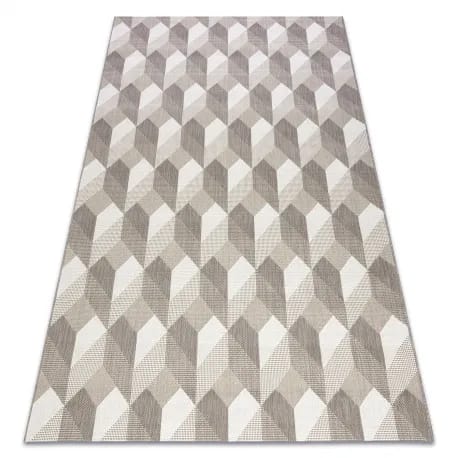 Dywan SZNURKOWY SIZAL FLAT 48624/686 KOSTKI 3D – zdjęcie 1